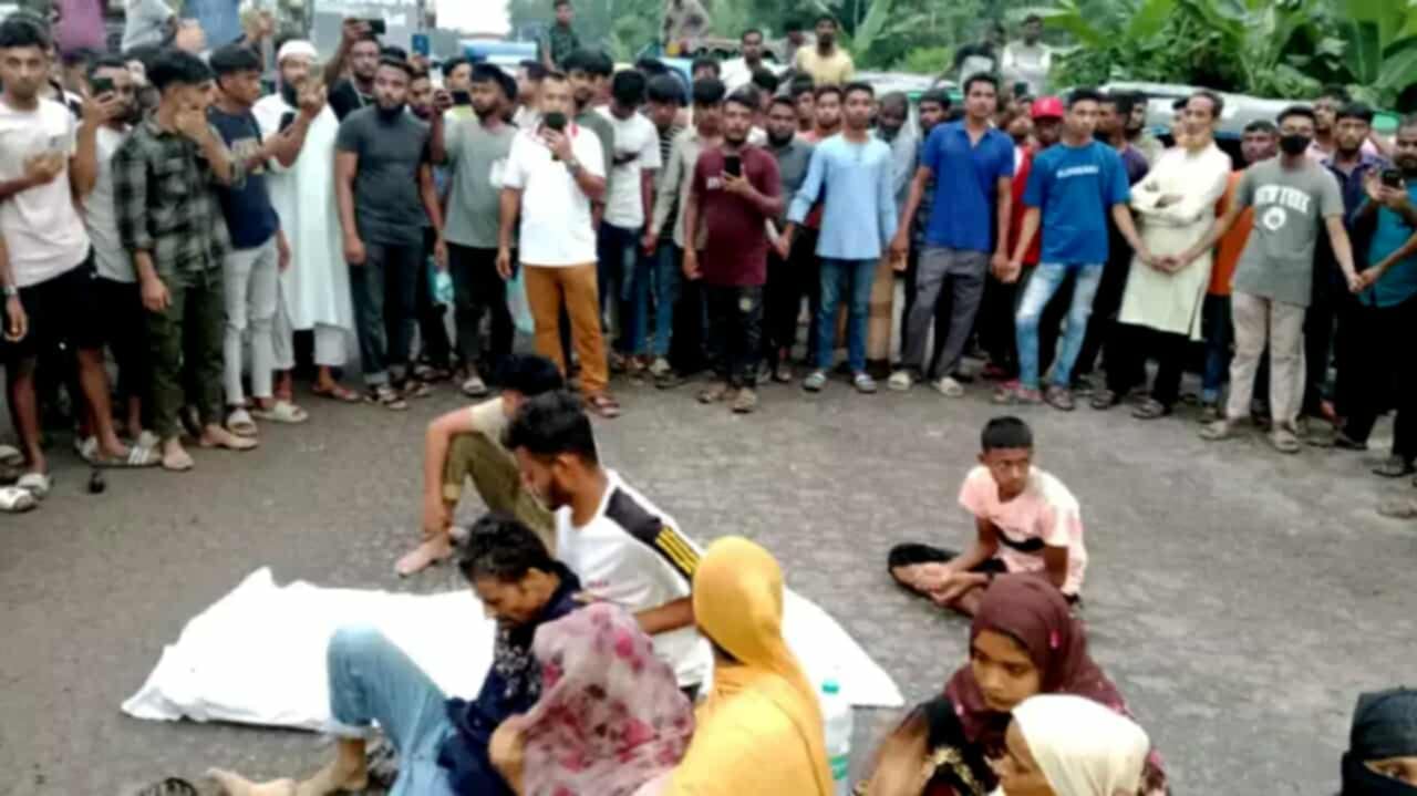 ওসমানীনগরে শিশুর লা শ নিয়ে মহাসড়ক অবরো*ধ বি ক্ষু ব্ধ জনতার