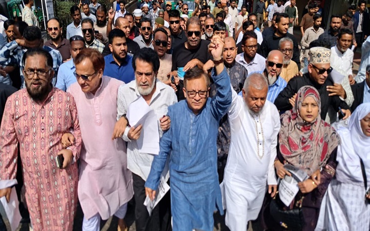 খন্দকার মুক্তাদিরের পক্ষে আরিফের নেতৃত্বে গণসংযোগ