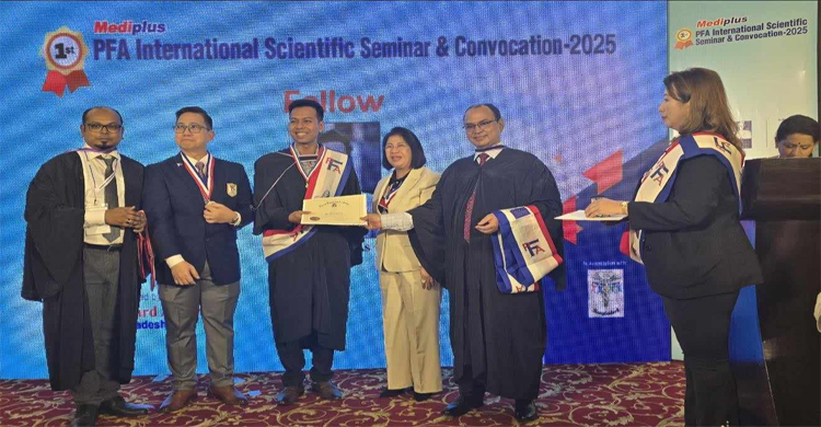 &lsquo;পিয়েরে ফচার্ড একাডেমি&rsquo; ফেলোশিপ সম্মাননা পেয়েছেন সিলেটের দন্ত চিকিৎসক ডা. রাজীব
