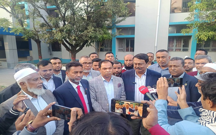 সুনামগঞ্জের এসপি'র সাথে বিএনপির মনোনীত চার এমপি প্রার্থীর মতবিনিময়