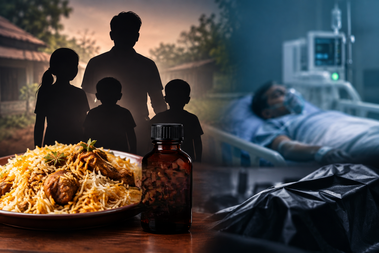 তাহিরপুরে তিন সন্তানসহ বাবার বি/ষ/পান, তিন শিশুর মৃ/ত্যু