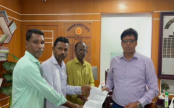 মাধবপুর ও চুনারুঘাটে  চা শ্রমিকদের  স্মারকলিপি প্রদান