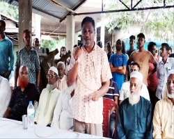 দোয়ারাবাজারে অবৈধ স্থাপনা উচ্ছেদের লক্ষে মতবিনিময় সভা