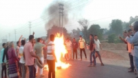 সিলেটে হরতাল সমর্থনে পিকেটিং, গাড়ি ভাঙচুর