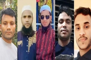 কানাইঘাটে ফিরল কাতারে নি'হত ৫ প্রবাসীর ম'রদেহ
