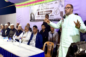 ধানের শীষে ভোট দিয়ে গণতন্ত্র ফিরিয়ে আনুন: দক্ষিণ সুরমায় কাইয়ুম চৌধুরী