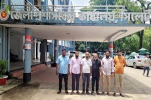 ধোপাগুল পাথর ব্যবসায়ী সমিতির সিলেট জেলা প্রশাসকের নিকট স্মারকলিপি