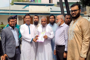 মন্ত্রী আরিফুল হক চৌধুরীর কাছে সিলেট বিভাগ গণদাবী ফোরামের স্মারকলিপি প্রদান