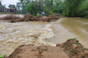 পাহাড়ি ঢ*লে কুলাউড়া গোগালী ছড়া বাঁধ ভে*ঙে ১৫ গ্রাম প্লা*বিত, ব্যাপক ক্ষ*য়ক্ষ*তি