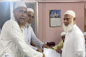 আমীরে জা মা য়া তে র সাথে সিলেট ইট গ্রুপের সৌজন্য সাক্ষাৎ