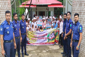 জৈন্তাপুরে জন্মাষ্টমী উপলক্ষে মঙ্গল শোভাযাত্রা