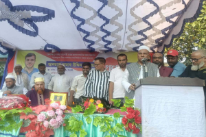 কোম্পানীগঞ্জে বি এন পি নেতার কারামুক্তিতে এলাকাবাসীর গণসংবর্ধনা