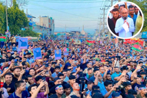 আমি এই মঞ্চে দাঁড়িয়ে জনগণের সেবক হওয়ার অঙ্গীকার করছি :শরিফুল হক সাজু