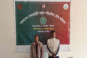 ওসমানীনগরে অ*স্ত্রসহ দুইজন গ্রে*প্তার