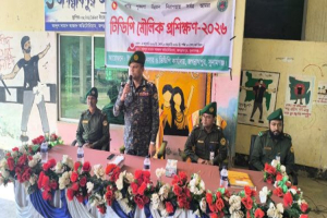 জগন্নাথপুরে টিডিপির মৌলিক প্রশিক্ষণে উপ-মহা পরিচালক শাহ আহমেদ ফজলে রাব্বী