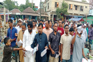 গোয়াইনঘাটে তোয়াকুল ইউনিয়ন ছাত্রদলের উদ্যোগে লিফলেট বিতরণ ও পথসভা