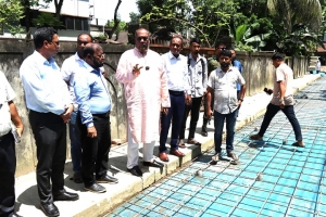 নগরজুড়ে উন্নয়নকাজ পরিদর্শনে সিসিক প্রশাসক, দ্রুত সম্পন্নের নির্দেশ