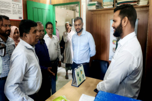 জৈন্তাপুরে স্বাস্থ্য কমপ্লেক্স পরিদর্শনে সিভিল সার্জন