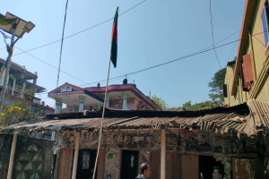 জগন্নাথপুরে কার্যক্রম নি*ষিদ্ধ আ.লীগের কার্যালয়ে উড়লো জাতীয় পতাকা