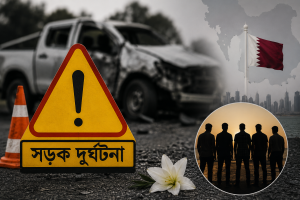 কাতারে সড়ক দুর্ঘটনায় কানাইঘাটের ৫ প্রবাসী যুবক নিহত কাতারে সড়ক দুর্ঘটনায় কানাইঘাটের ৫ প্রবাসী যুবক নিহত