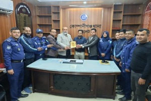 কোম্পানীগঞ্জ থানার এসআই পলাশ ও এএসআই নুর নবীর বদলি, বিদায় সংবর্ধনা অনুষ্ঠিত