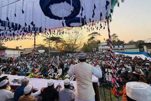 ছাতক-দোয়ারাবাজারে জামায়াত প্রার্থী সালাম মাদানীর  নির্বাচনী সমাবেশ
