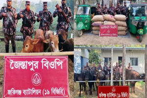 কানাইঘাটে ভা র তীয় গরুমহিষসহ বিভিন্ন প্রকার অ বৈ ধ মা লা মা ল জ*ব্দ