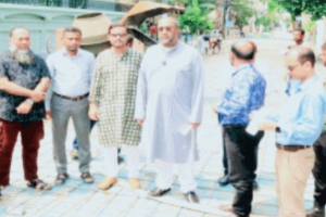 উন্নয়ন প্রকল্প পরিদর্শন করে যা বল্লেন সিসিক প্রশাসক