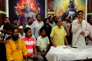 মহাসপ্তমীতে পূজামণ্ডপ পরিদর্শনে বিএনপি নেতা নাসির উদ্দিনের