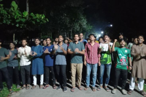 ব্যবসায়ী হ*ত্যার প্রতিবাদে শাবিতে বি*ক্ষোভ