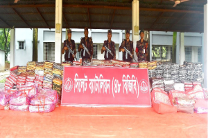 সিলেট ও সুনামগঞ্জে পৌনে ২ কোটি টাকার চো*রাই পণ্য জ*ব্দ