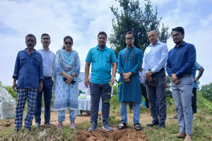 সিলেটে উদ্ধারকৃত খাস জমিতে বৃক্ষরোপণের উদ্বোধন