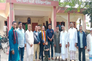 বিশ্বনাথের অলংকারি ইউনিয়ন পরিষদের ভারপ্রাপ্ত চেয়ারম্যান ফজলু মিয়া'র দায়িত্ব গ্রহণ