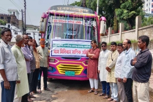 সাধারণ যাত্রীদের সেবায় সিলেট-ভোলাগঞ্জ সড়কে লোকাল বাস সার্ভিস চালু