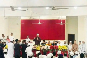 বিয়ানীবাজারে এমরান আহমদ চৌধুরীর উদ্যোগে ঈদ শুভেচ্ছা বিনিময়