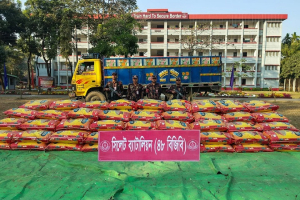 সিলেট সীমান্তে বিজি*বির পৃথক অভি*যানে ১ কোটি ৯ লক্ষ টাকার চো*রাচালানী মালামাল আট*ক