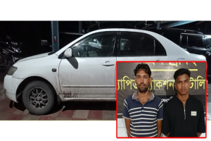 দক্ষিণ সুরমায় গাঁ*জাসহ আ*টক দুই যুবক