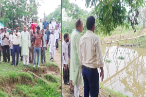 বিয়ানীবাজারে করতি খালে সেতু নির্মাণে উদ্যোগ এমপি এমরান চৌধুরীর