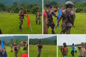 সিলেট সী মা ন্তে গ্রামবাসীর বাধায় পিছু হটলো বি এস এফ!