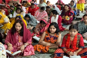ইসকন সিলেট মন্দিরে ভাগবত এপারেন্স ডে