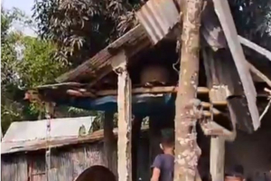 জগন্নাথপুরে যুবদল নেতার বি*রুদ্ধে মুক্তিযোদ্ধার ঘর ভা*ঙার অ*ভিযোগ