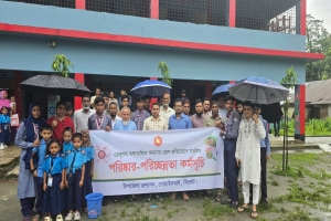গোয়াইনঘাটে পরিষ্কার-পরিচ্ছন্নতা অভিযান গোয়াইনঘাটে পরিষ্কার-পরিচ্ছন্নতা অভিযান