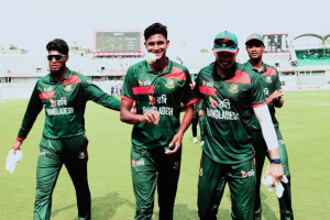 নাহিদ রানার আগুনে বোলিংয়ে বাংলাদেশের দাপুটে জয়, সিরিজে সমতা ১-১