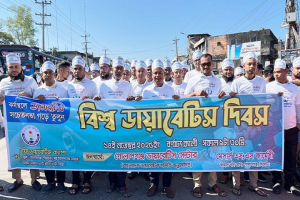 গোলাপগঞ্জে বিশ্ব ডায়াবেটিস দিবস উপলক্ষে  র‌্যালি ও ফ্রি ডায়াবেটিস ক্যাম্প অনুষ্ঠিত