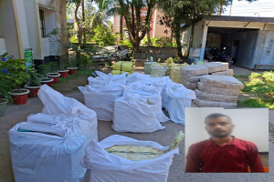 সিলেটে প্রায় ৬০ লাখ টাকার অবৈ*ধ ভার*তীয় মালামালসহ আট*ক ১