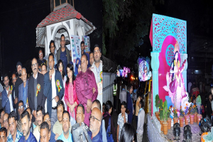 সিলেটে ভাবগাম্ভীর্য ও বর্ণাঢ্য প্রতিমা শোভাযাত্রায় সরস্বতী পূজা সম্পন্ন
