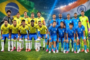 আজ ব্রাজিলের মুখোমুখি হচ্ছে ভারত, খেলা দেখবেন যেভাবে