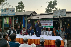 জৈন্তাপুর মডেল থানা পুলিশের উদ্যোগে বিট পুলিশিং সভা অনুষ্ঠিত