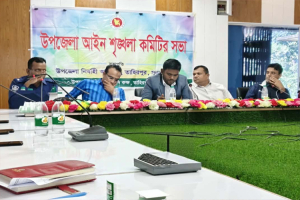 তাহিরপুরে আইনশৃঙ্খলা কমিটির সভা সী মা ন্ত নিরাপত্তা ও মা দ ক নিয়ন্ত্রণে কঠোর অবস্থানে প্রশাসন