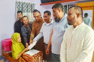 সাংবাদিক তুরাবসহ জুলাই শহিদ পরিবারের পাশে এমপি এমরান আহমদ চৌধুরী